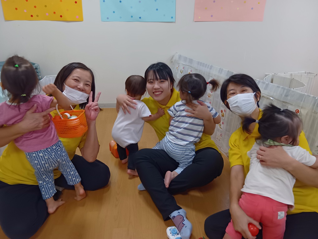 楽しくコミュニケーションを取りながら保育をしています♪