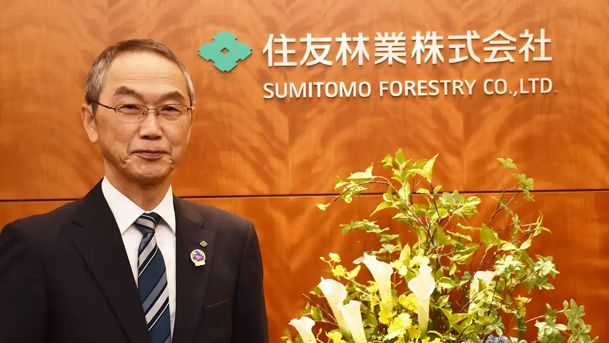 【GREEN×EXPOのキーパーソン】人と森の営みの価値を伝えたい　住友林業・川田辰己副社長