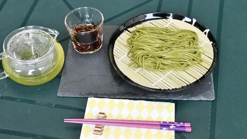 「狭山茶の日」記念イベント開催　新商品「狭山茶うどん」も販売開始　埼玉県入間市