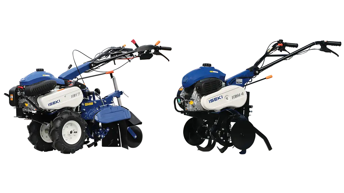 プロ農家向け2輪管理機「ＫＳＹシリーズ」、軽量・コンパクトな小型管理機「ＫＳＭ4」　井関農機