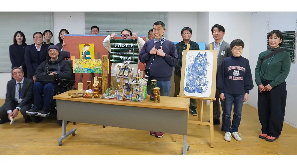 障害者アート披露目会を開催　リース初導入で雇用創出　パルシステム神奈川