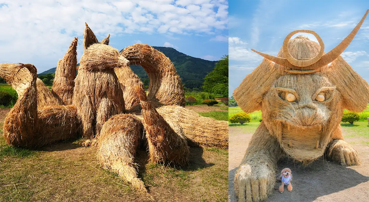 大迫力のアート「わらアート」制作　協力サポーターを募集　新潟市西蒲区役所