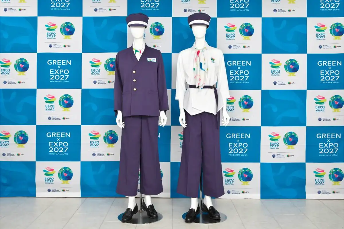 スタッフユニフォーム VIPアテンダントスタッフユニフォームを発表 岩崎学園の学生がデザイン