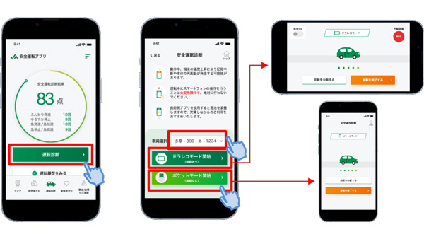 「ＪＡ共済安全運転アプリ」提供開始　スマホではじめる安全運転
