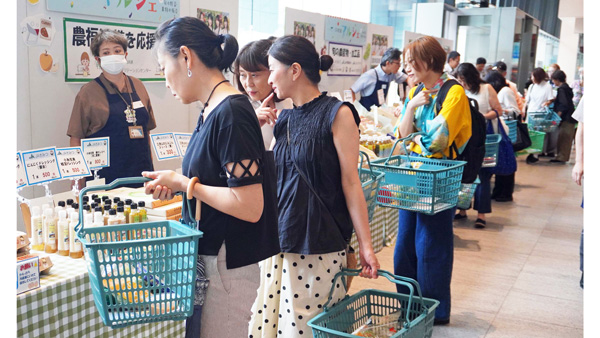 「ＪＡ共済マルシェ」を開催　全国の農産物・加工品を販売　防災特設ブースも設置　ＪＡ共済連