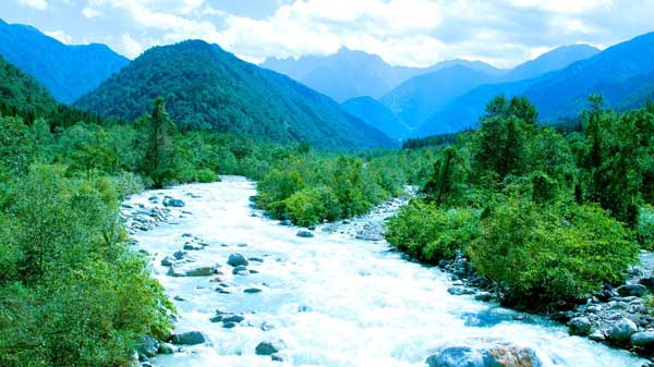県産米「富富富」生む源泉　水の循環を守る取り組み始動