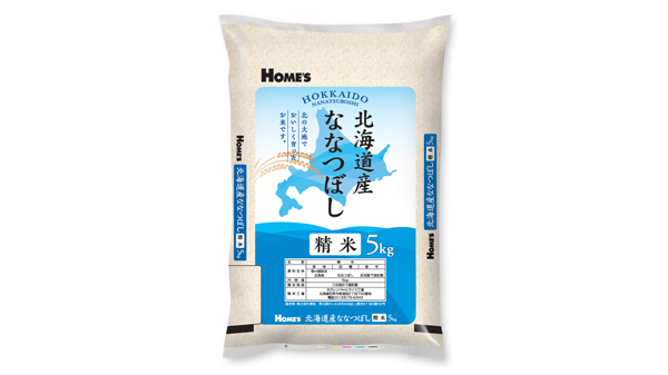 島忠初のオリジナル米「HOME'S 北海道産ななつぼし」新発売