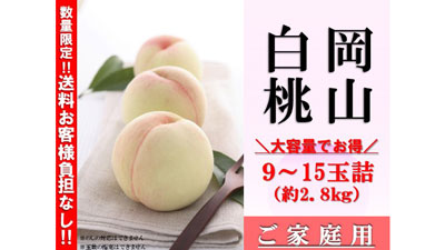 おいしいおかやま「岡山白桃お試しキャンペーン」開催中　ＪＡタウン