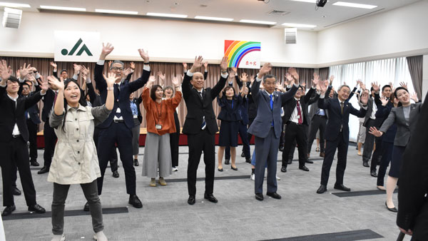 共同心の泉　大切に　創立記念式典　家の光協会