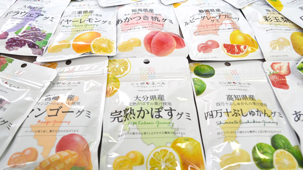 大好評ニッポンエールグミ　売上ベスト５は　ＪＡ全農