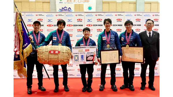 「全農全国高等学校カーリング選手権」優勝チームに青森県産米など贈呈　ＪＡ全農