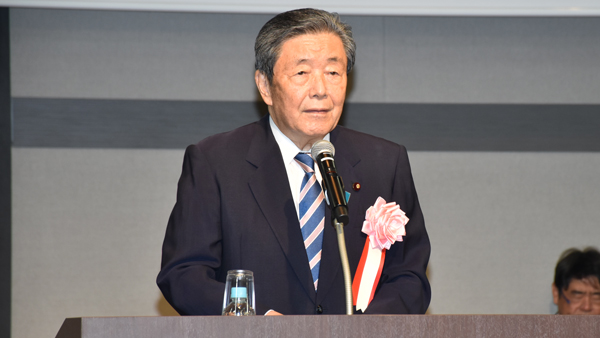 基本法見直し　新自由主義からの転換必要　森山最高顧問が講演