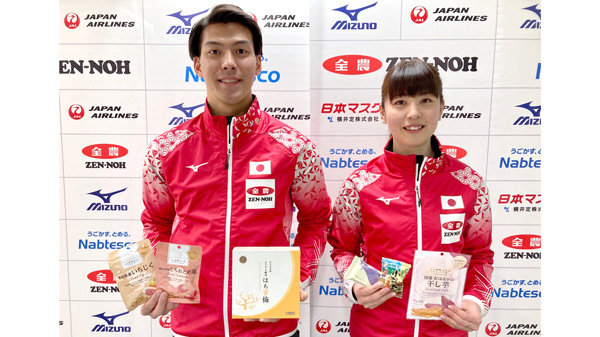 日本代表を食でサポート「世界ミックスダブルスカーリング選手権大会」22日開幕　ＪＡ全農