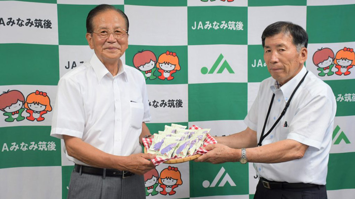 みやま市社会福祉協議会に6次化商品600食分贈呈　ＪＡみなみ筑後