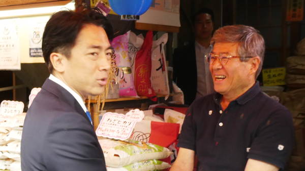 備蓄米の随意契約には新たなプレイヤーも参加を　小泉農相が小売りの現場を視察
