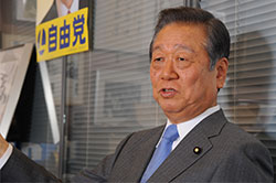 【小沢一郎　自由党代表】地域のために農家が立ち上がれ
