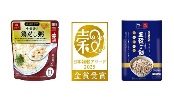 日本雑穀アワード2026《一般食品部門》で2品が最高賞の金賞　はくばく
