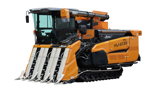 大型コンバイン「HJシリーズ」の新型機　軽労化と使いやすさ、生産性を向上　井関農機
