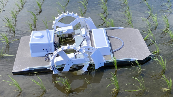 農業用除草ロボット「SV01」開発　農薬を使わない水田の初期除草を省力化　ソルトフラッツ