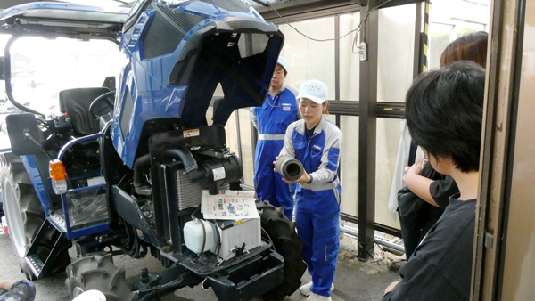 農業機械の安全講習と実習に協力　千葉県長生農業事務所の若手女性農業者セミナー　井関農機