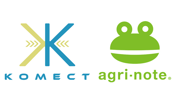 「KOMECT（TM）」が「アグリノート」と圃場データを連携