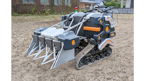 再生二期作にも対応　省力化稲作のための「収穫ロボット」など発表　テムザック