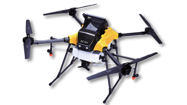 鹿嶋市で国産農業用ドローンによる"農薬散布"実施　NTT東日本×NTTe-Drone