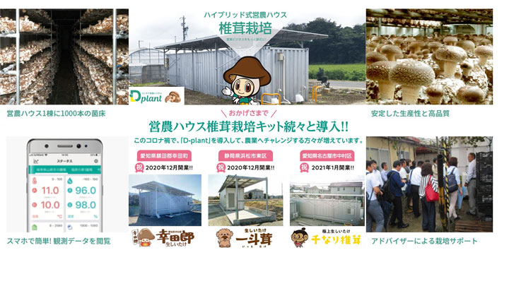 ハイブリット式営農ハウス「D-plant」で農業挑戦をサポート　レンテック大敬