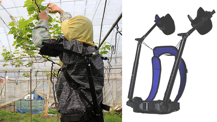 腕上げ作業用アシストスーツ「TASK AR」の最新機種5月に発売　ダイドー