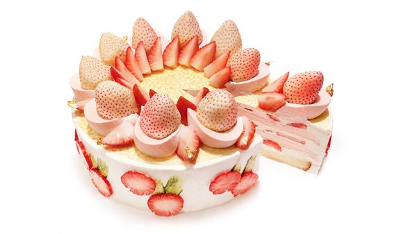 新年を祝う「紅白いちごのミルクレープ」3日から登場　カフェコムサ