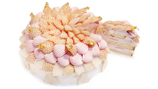 2月は希少な白いちご「ショートケーキ」2日間限定で発売　カフェコムサ